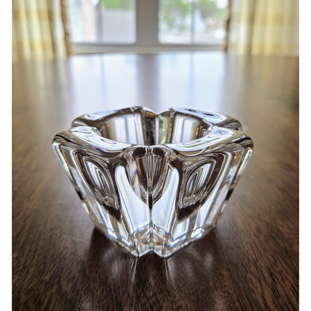 VTG Orrefors Max Swedish Crystal Tea Light/Votive Candleholder - Excellent Used